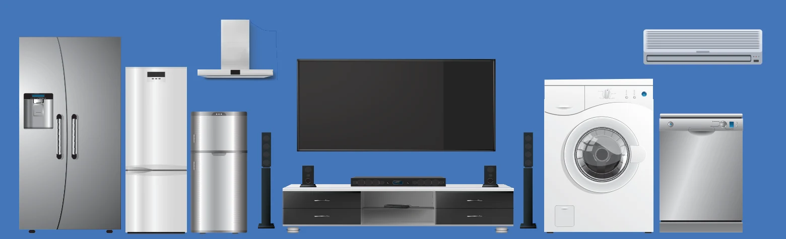 Televisions, refrigerators, washing machines & more